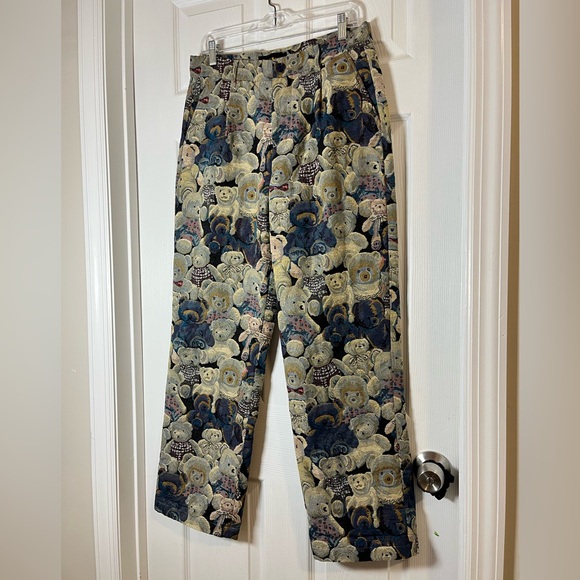Teddy Fresh Men's Tapestry Trouser Pant Size 30 - Picture 14 of 15